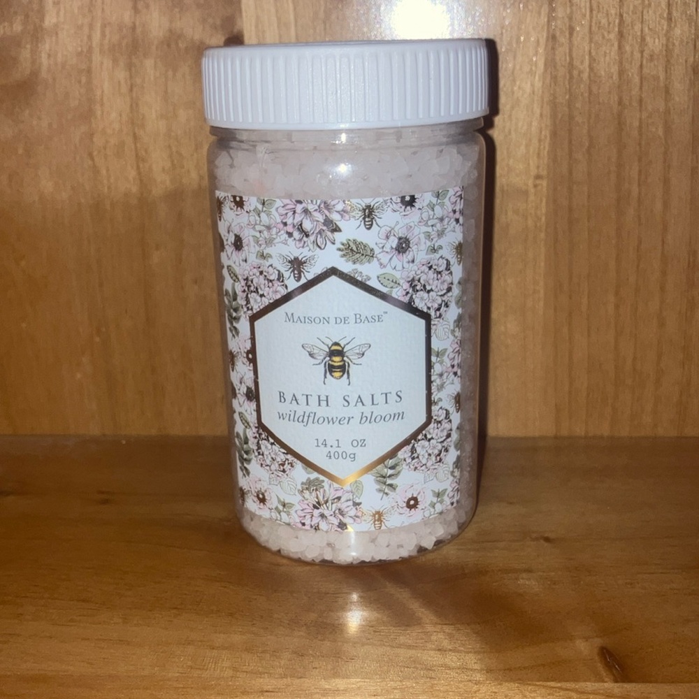 Wildflower Bloom Bath Salts - White
